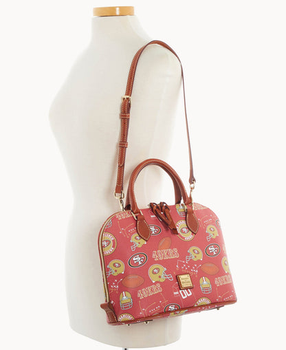 Dooney & Bourke NFL 49ers Zip Zip Satchel