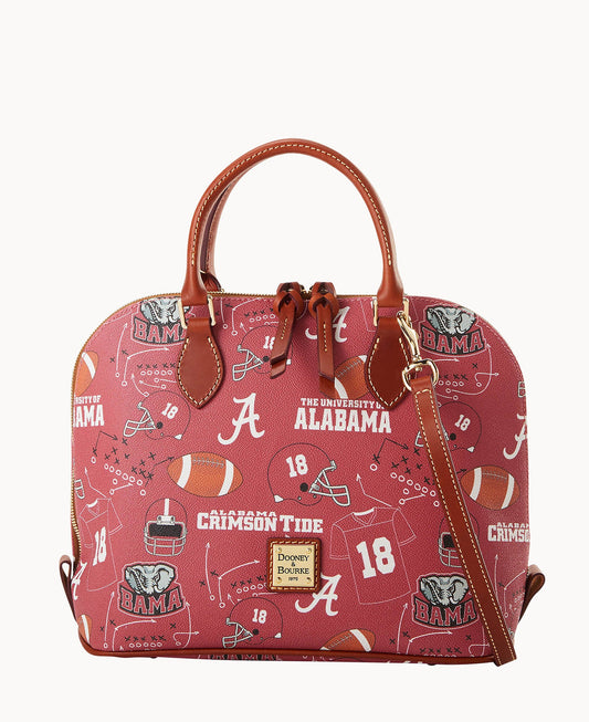 Dooney & Bourke Collegiate University of Alabama Zip Zip Satchel