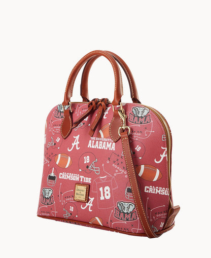 Dooney & Bourke Collegiate University of Alabama Zip Zip Satchel