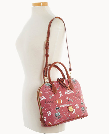 Dooney & Bourke Collegiate University of Alabama Zip Zip Satchel