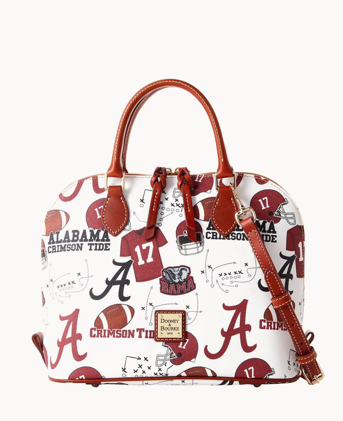 Dooney & Bourke Collegiate University of Alabama Zip Zip Satchel