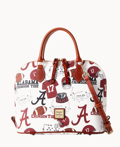 Dooney & Bourke Collegiate University of Alabama Zip Zip Satchel