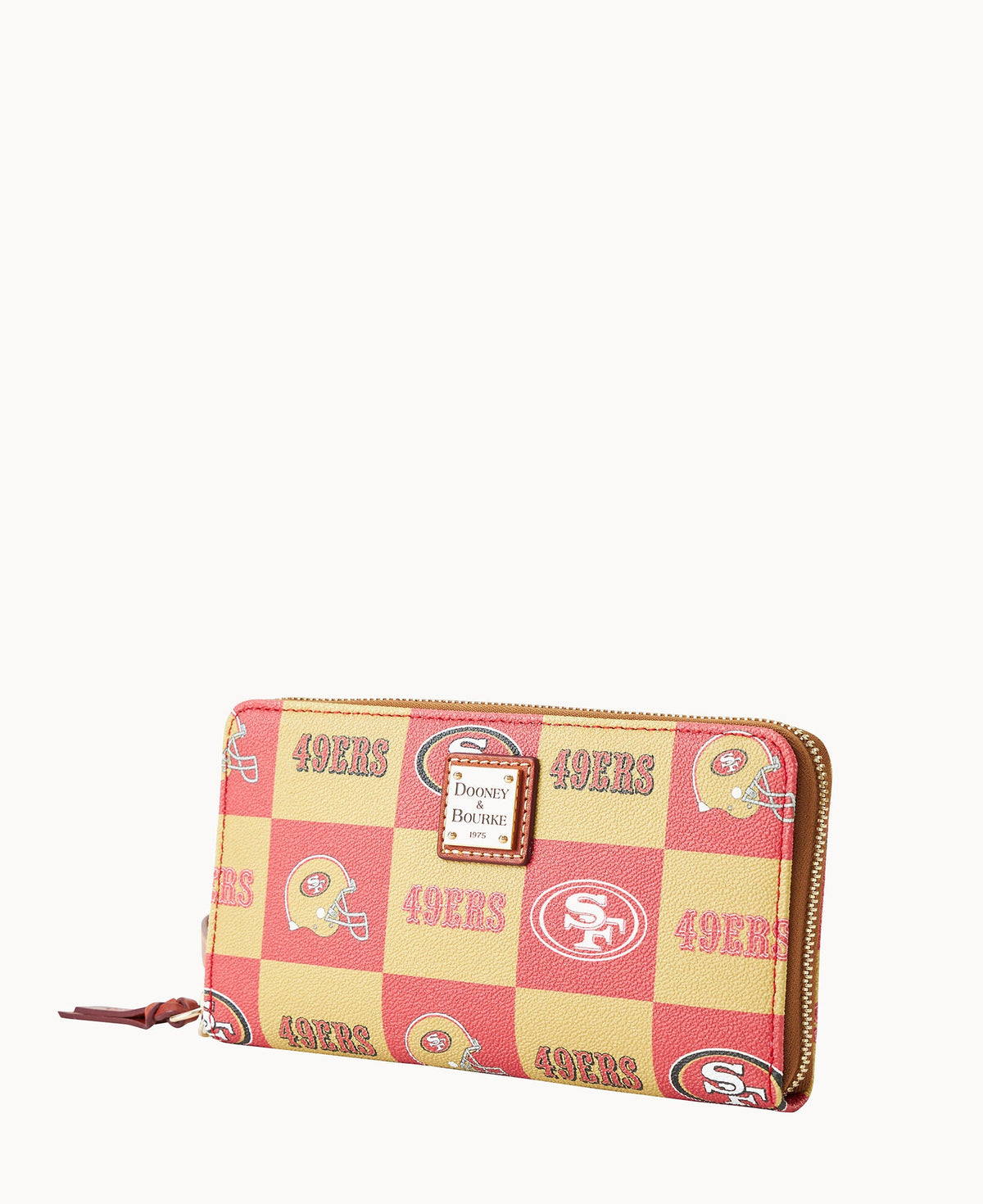 Dooney & Bourke NFL 49ERS Large Zip Around Wristlet