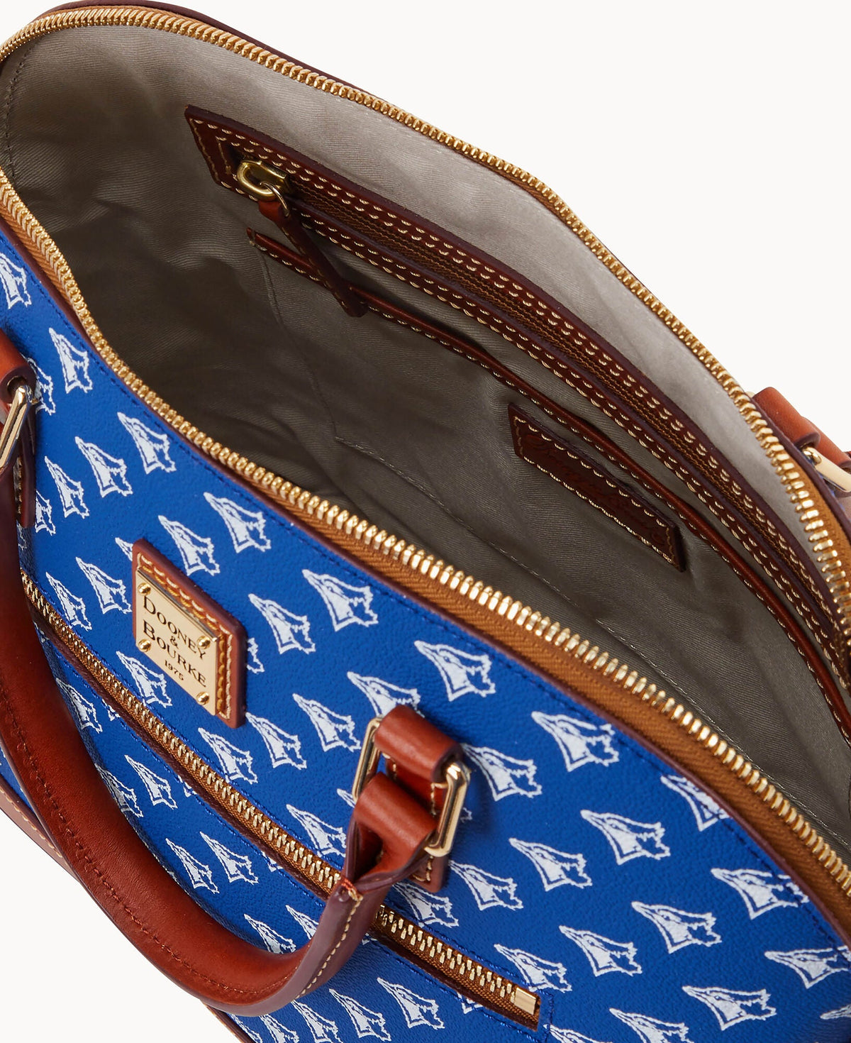 Dooney & Bourke MLB Blue Jays Domed Zip Satchel