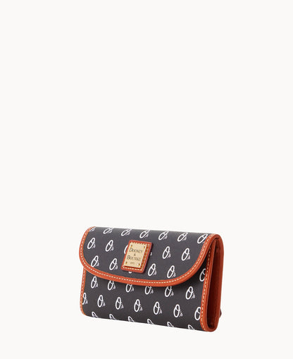 Dooney & Bourke MLB Orioles Continental Clutch