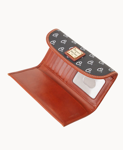 Dooney & Bourke MLB Orioles Continental Clutch