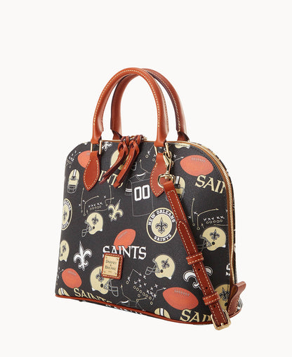 Dooney & Bourke NFL Saints Zip Zip Satchel