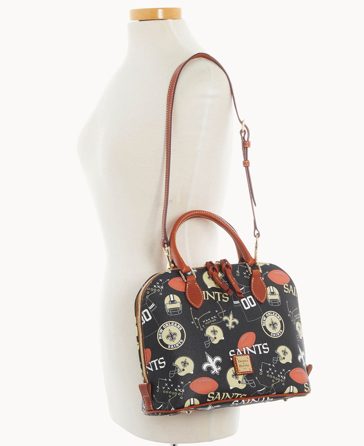 Dooney & Bourke NFL Saints Zip Zip Satchel