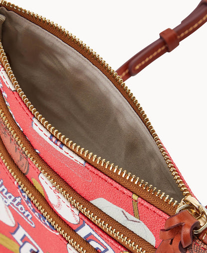 Dooney & Bourke MLB Nationals Triple Zip Crossbody