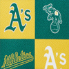 Dooney & Bourke MLB Athletics Top Zip Crossbody