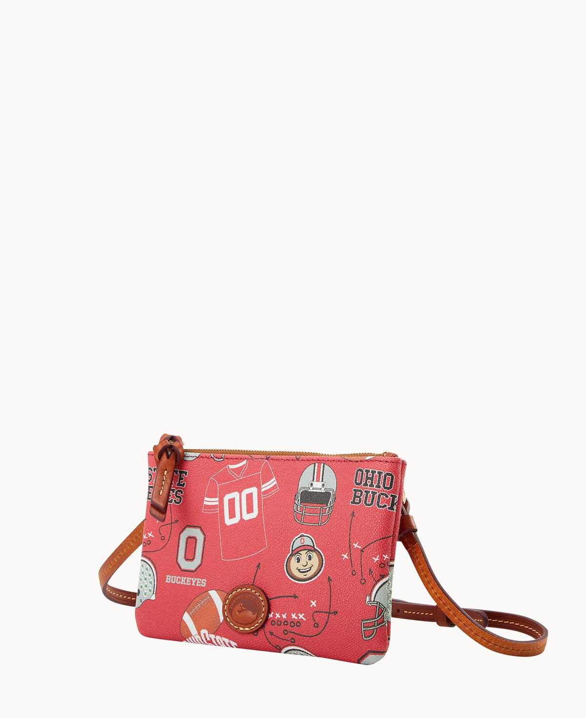 Dooney & Bourke Collegiate Ohio State University Top Zip Crossbody