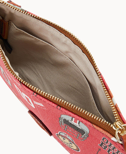 Dooney & Bourke Collegiate Ohio State University Top Zip Crossbody