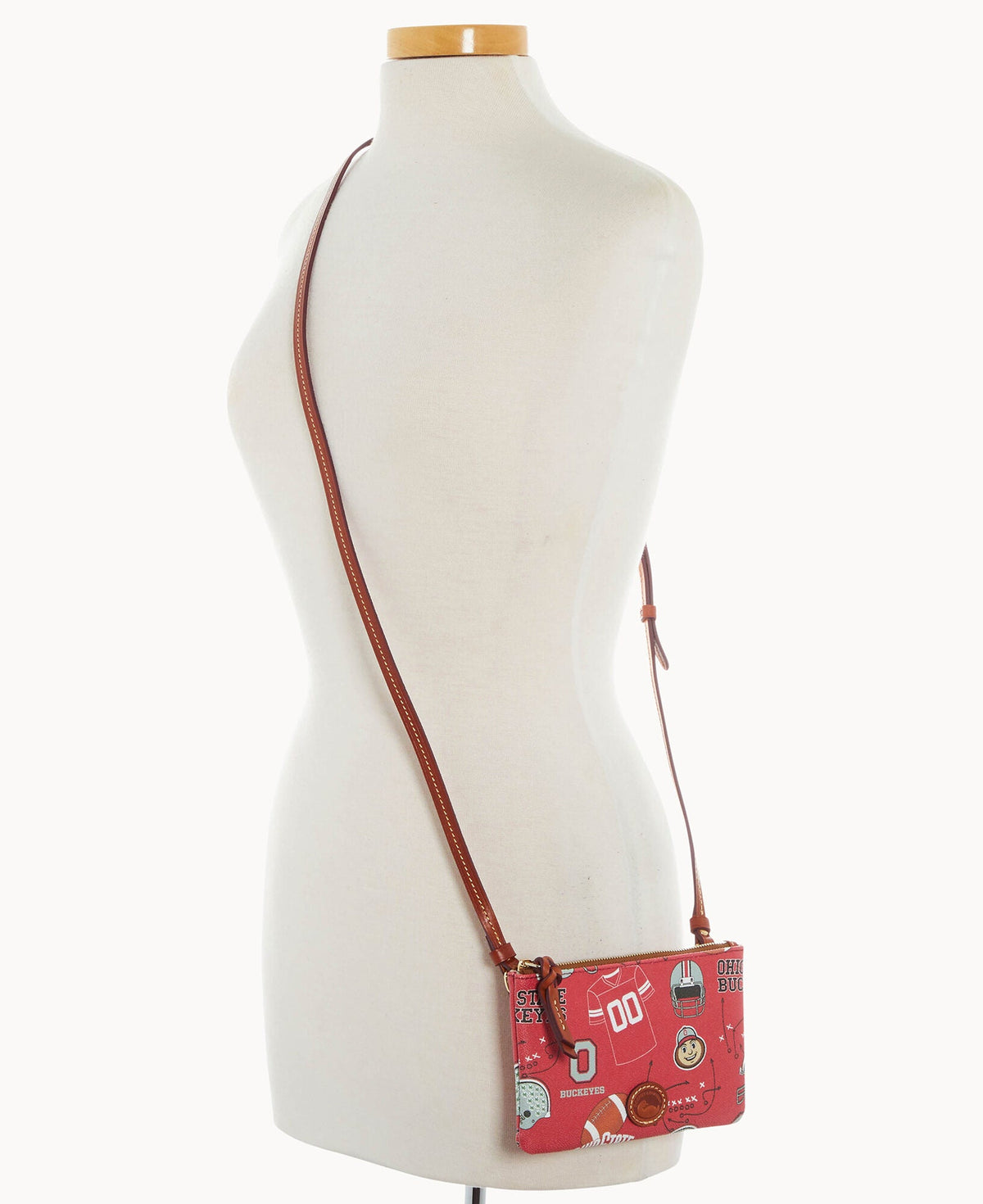 Dooney & Bourke Collegiate Ohio State University Top Zip Crossbody