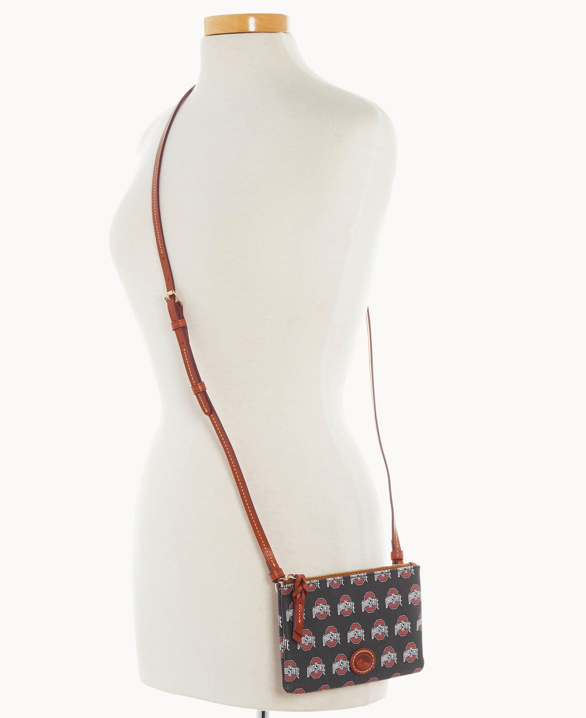 Dooney & Bourke Collegiate Ohio State University Top Zip Crossbody