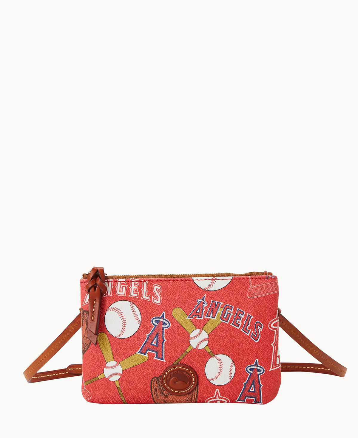 Dooney & Bourke MLB Angels Top Zip Crossbody
