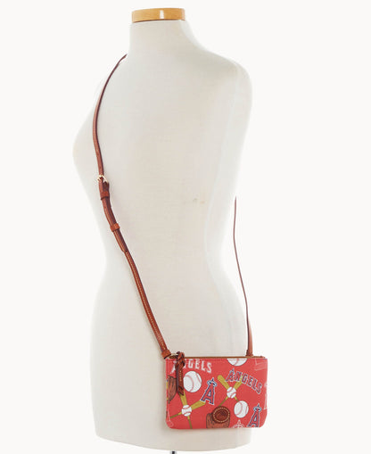 Dooney & Bourke MLB Angels Top Zip Crossbody