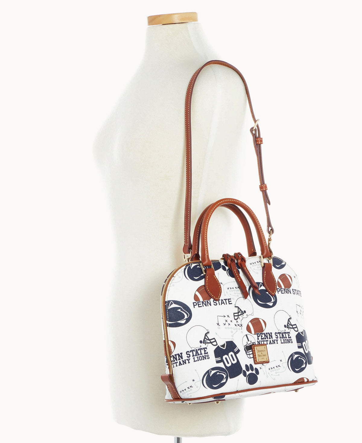 Dooney & Bourke Collegiate Penn State University Zip Zip Satchel