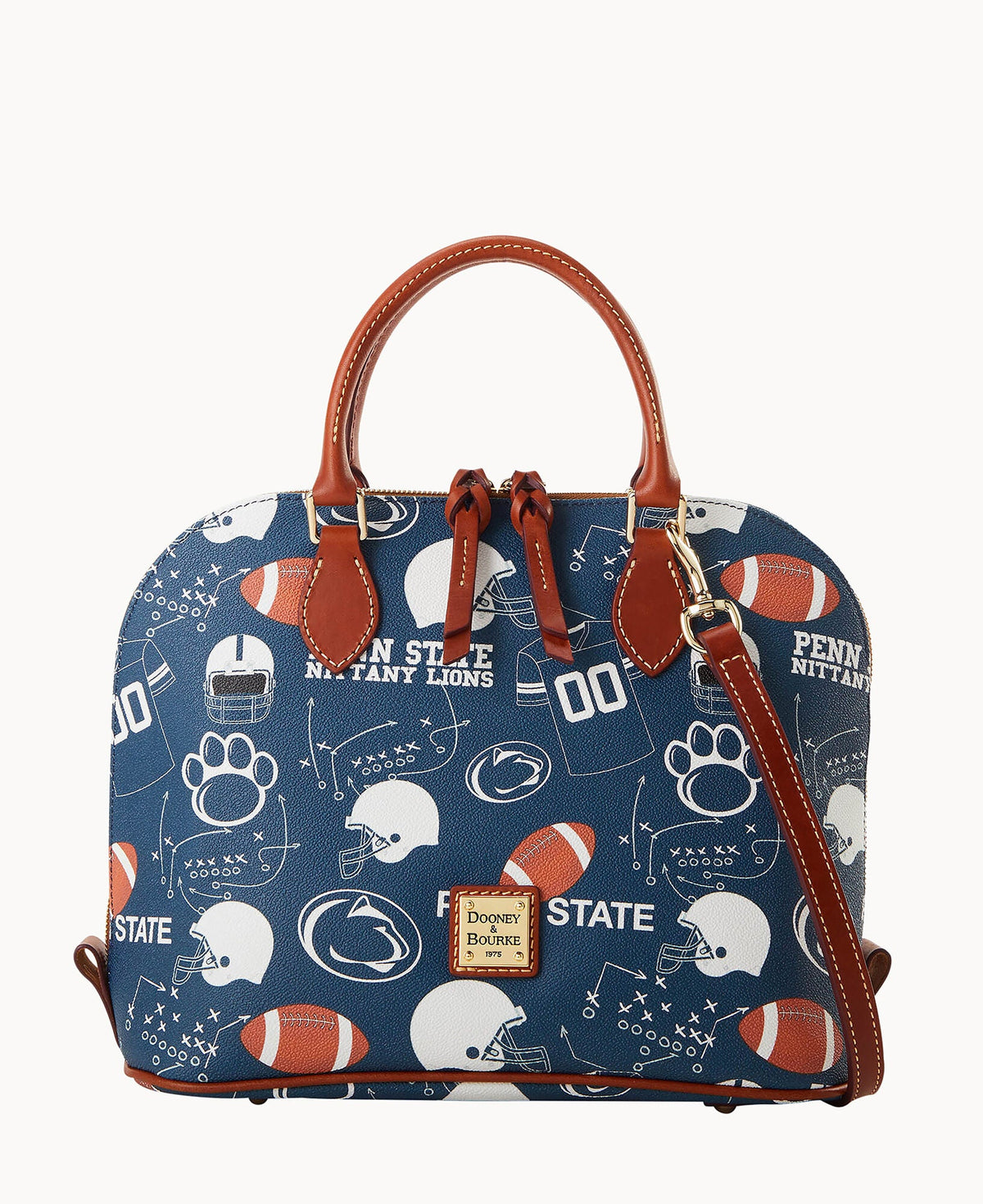 Dooney & Bourke Collegiate Penn State University Zip Zip Satchel