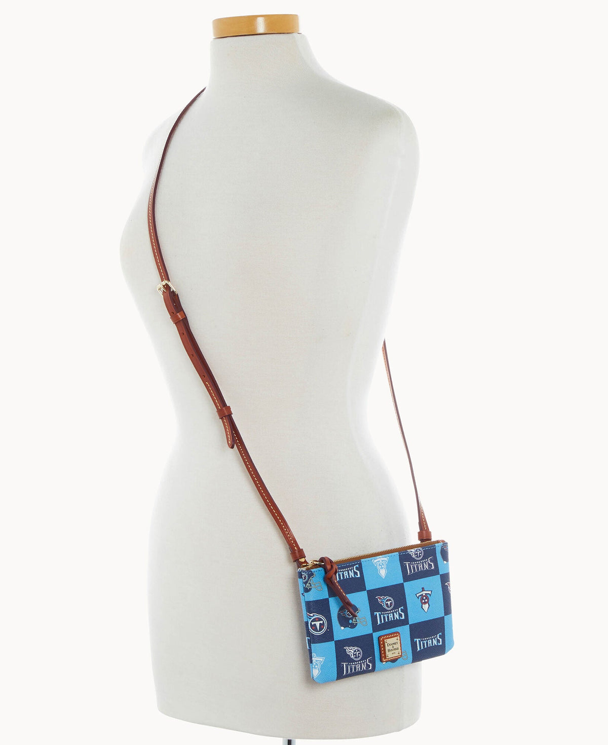 Dooney & Bourke NFL Titans Top Zip Crossbody