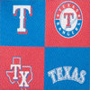 Dooney & Bourke MLB Rangers Large Zip Around Wristlet