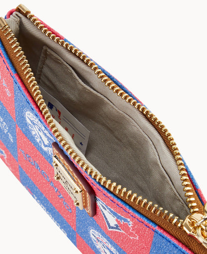 Dooney & Bourke MLB Blue Jays Stadium Wristlet