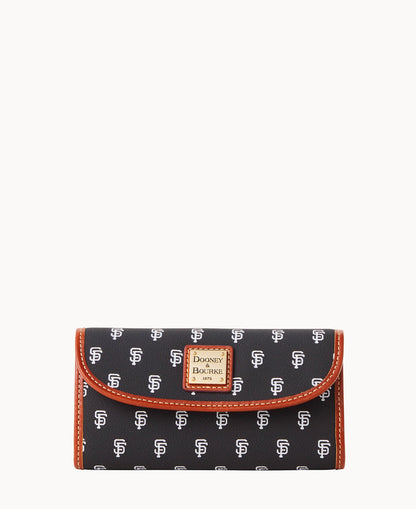 Dooney & Bourke MLB Giants Continental Clutch