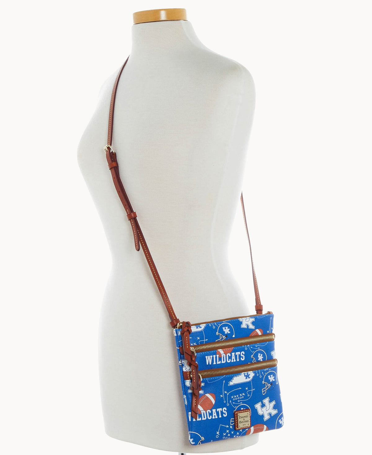 Dooney & Bourke Collegiate University of Kentucky Triple Zip Crossbody
