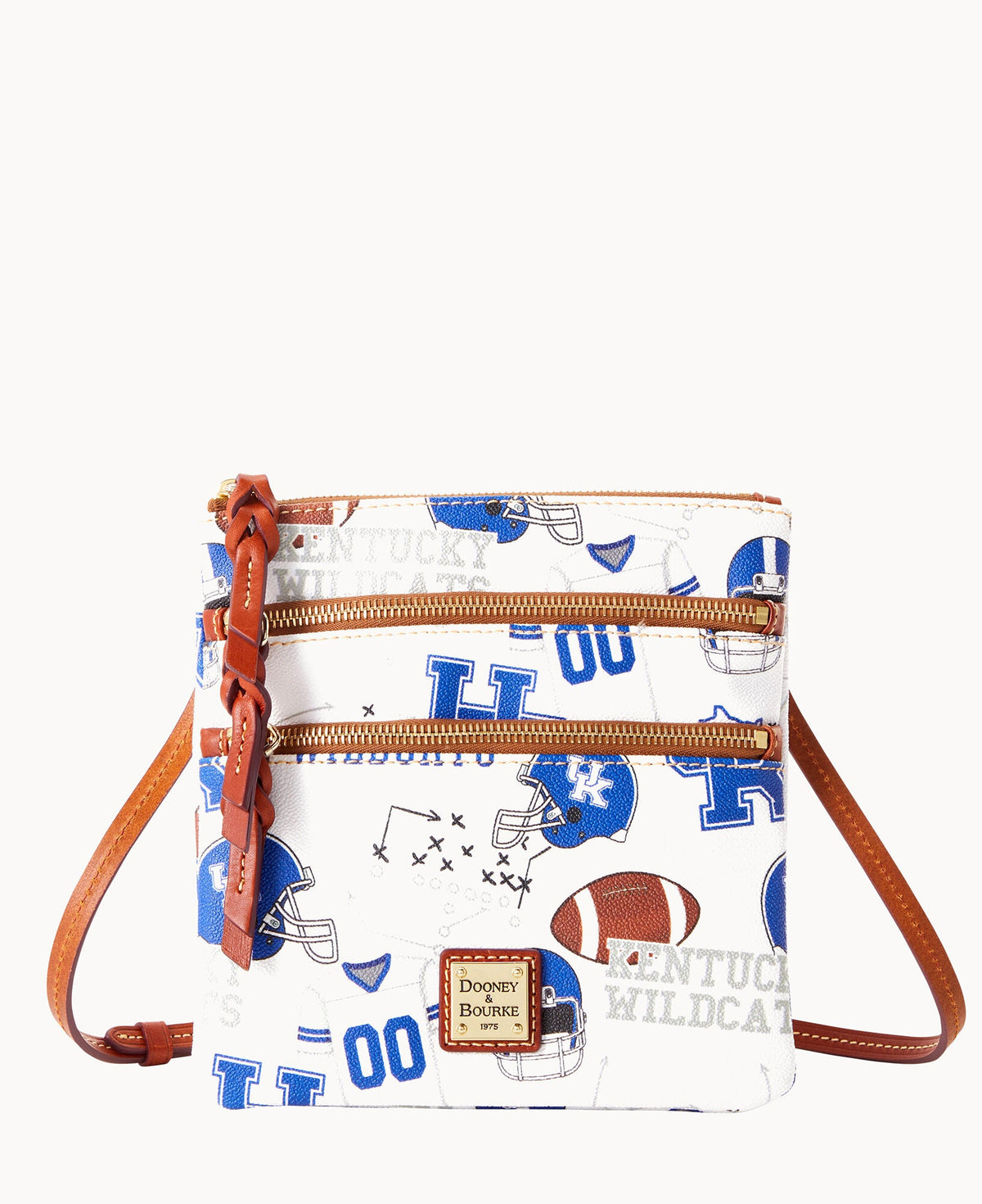 Dooney & Bourke Collegiate University of Kentucky Triple Zip Crossbody
