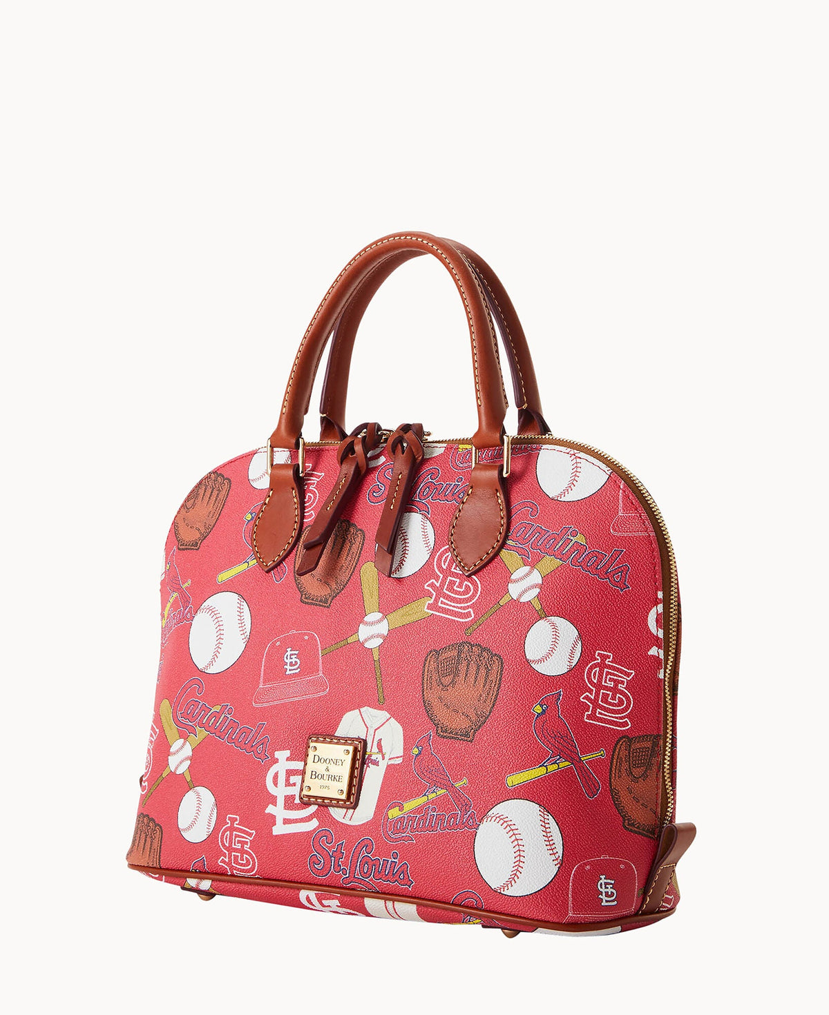 Dooney & Bourke MLB Cardinals Zip Zip Satchel
