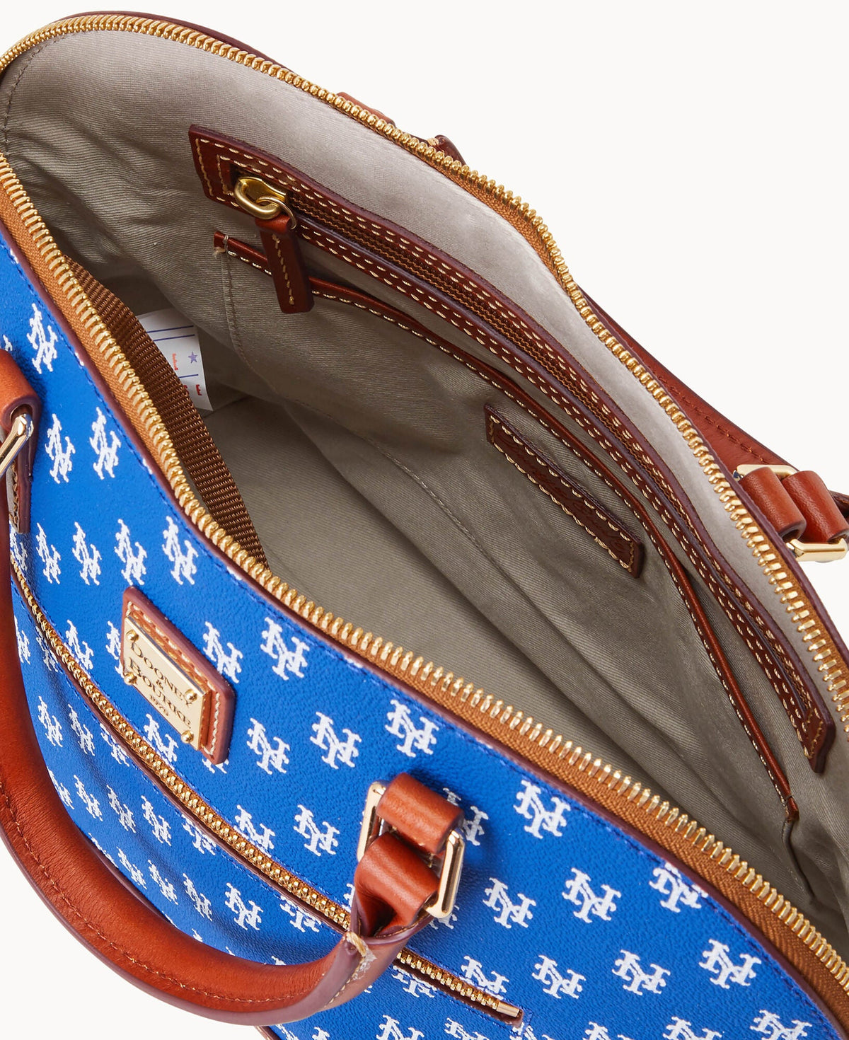 Dooney & Bourke MLB Mets Domed Zip Satchel