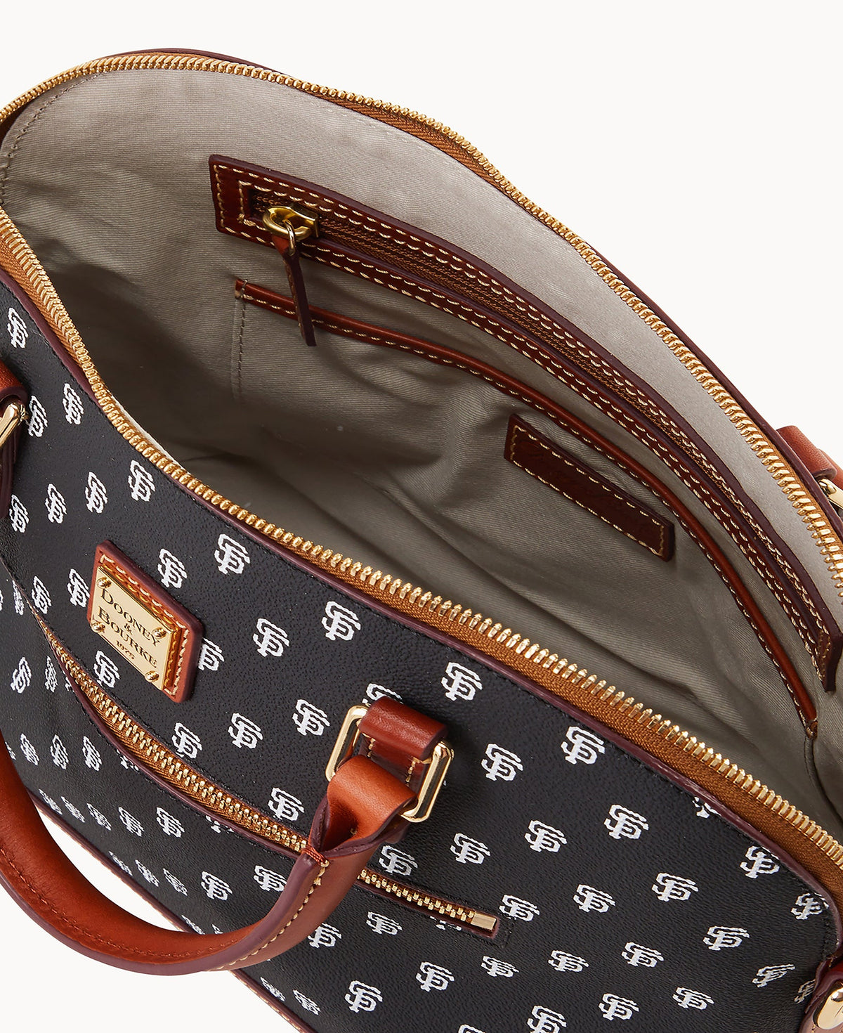 Dooney & Bourke MLB Giants Domed Zip Satchel