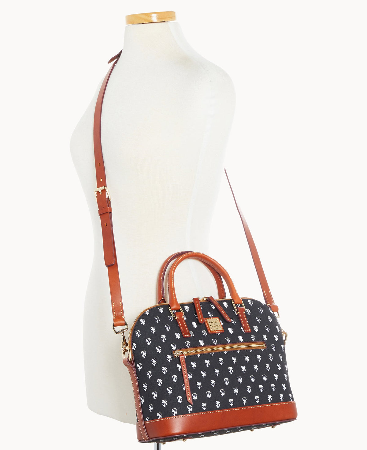 Dooney & Bourke MLB Giants Domed Zip Satchel