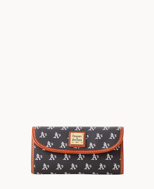 Dooney & Bourke MLB Athletics Continental Clutch