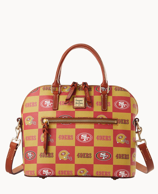 Dooney & Bourke NFL 49ERS Domed Zip Satchel
