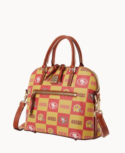 Dooney & Bourke NFL 49ERS Domed Zip Satchel