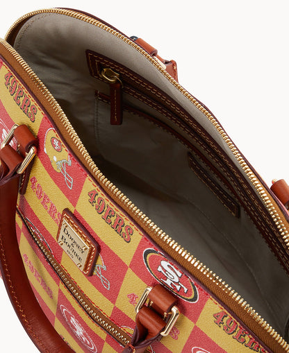 Dooney & Bourke NFL 49ERS Domed Zip Satchel