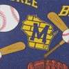 Dooney & Bourke MLB Brewers Large Zip Around Wristlet