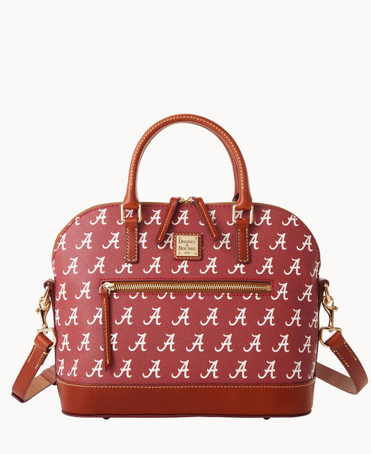 Dooney & Bourke Collegiate University of Alabama Domed Zip Satchel
