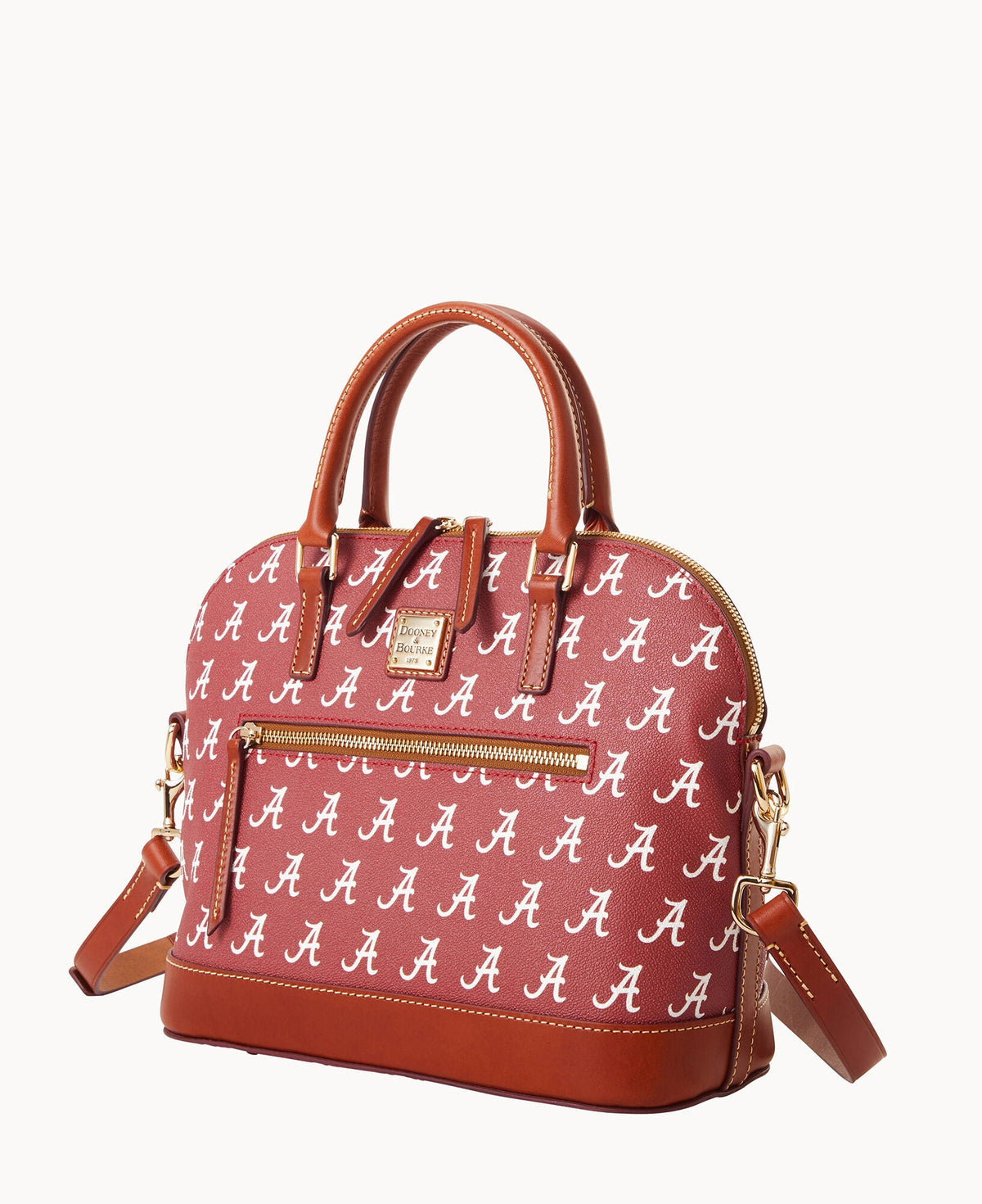Dooney & Bourke Collegiate University of Alabama Domed Zip Satchel