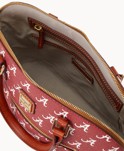 Dooney & Bourke Collegiate University of Alabama Domed Zip Satchel