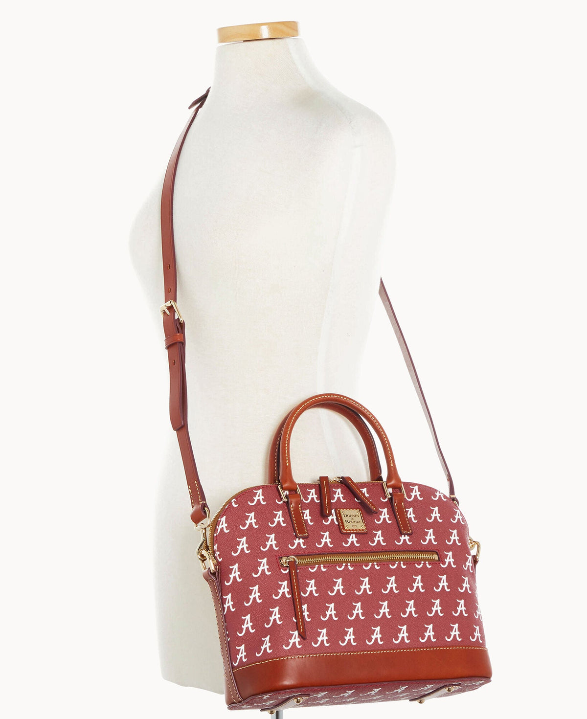 Dooney & Bourke Collegiate University of Alabama Domed Zip Satchel
