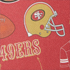 Dooney & Bourke NFL 49ers Large Zip Around Wristlet