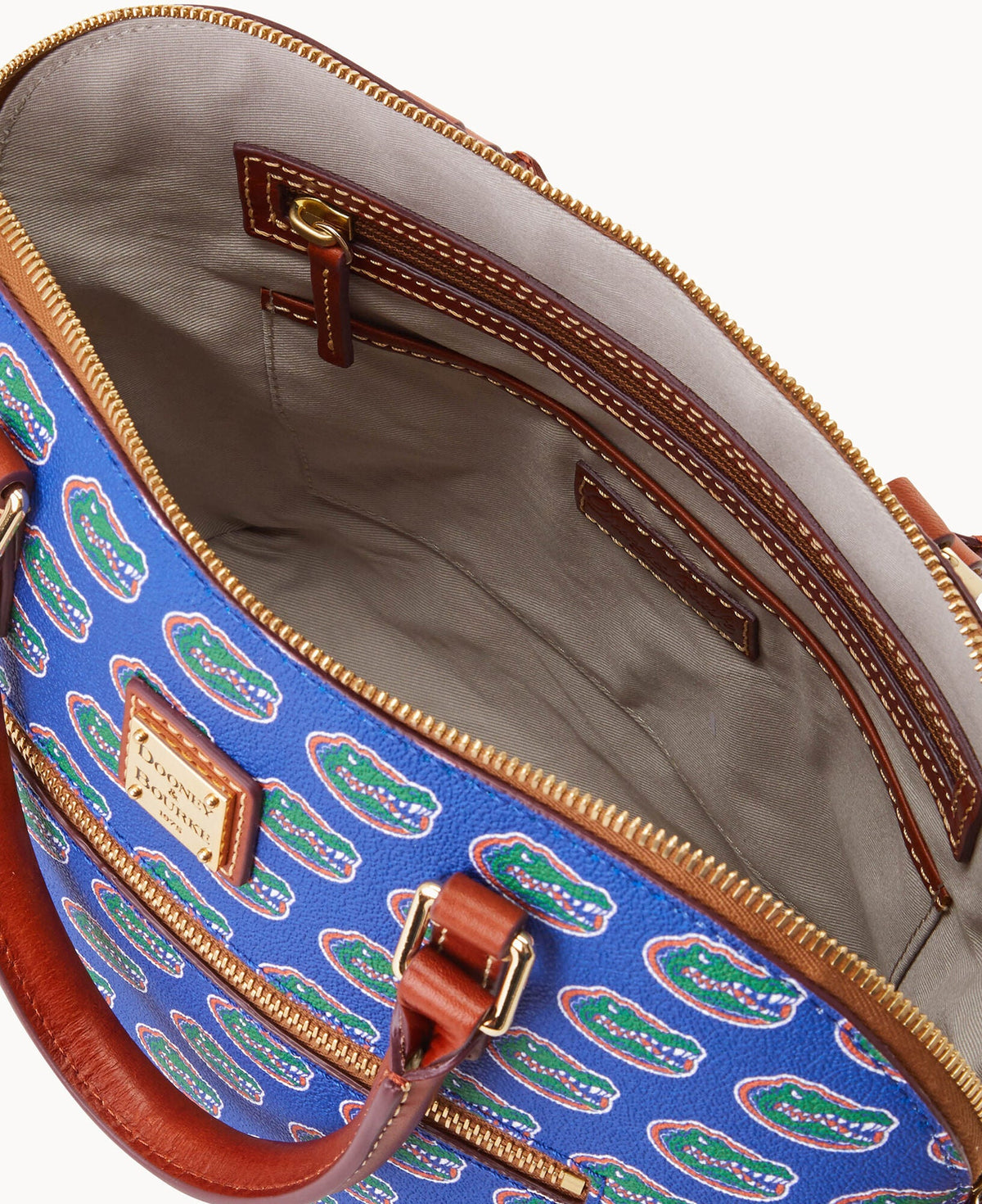 Dooney & Bourke Collegiate University of Florida Domed Zip Satchel