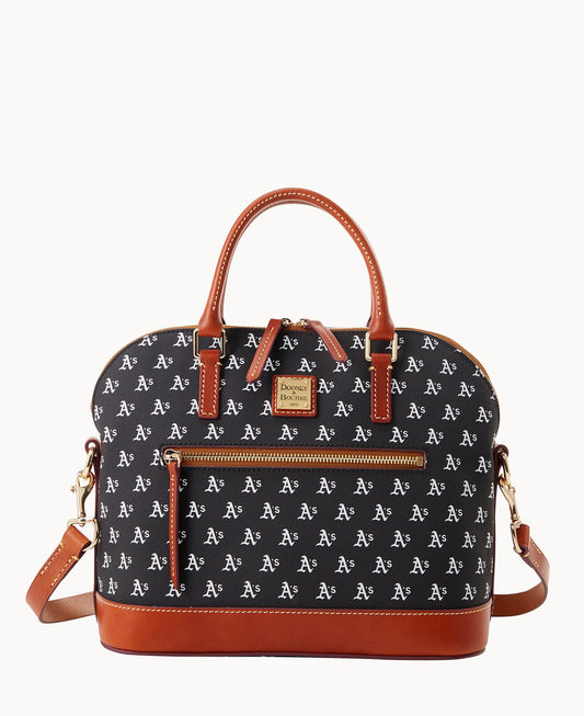 Dooney & Bourke MLB Athletics Domed Zip Satchel