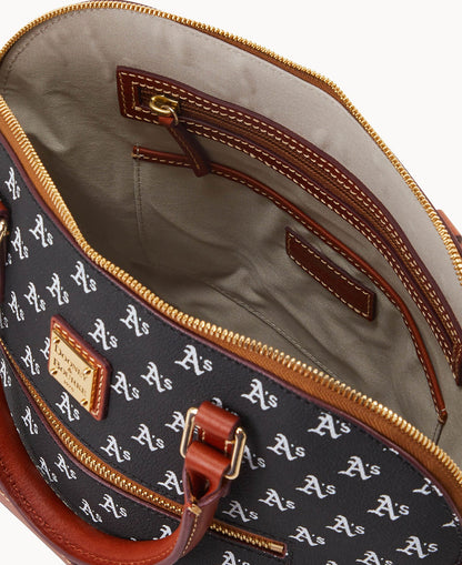 Dooney & Bourke MLB Athletics Domed Zip Satchel