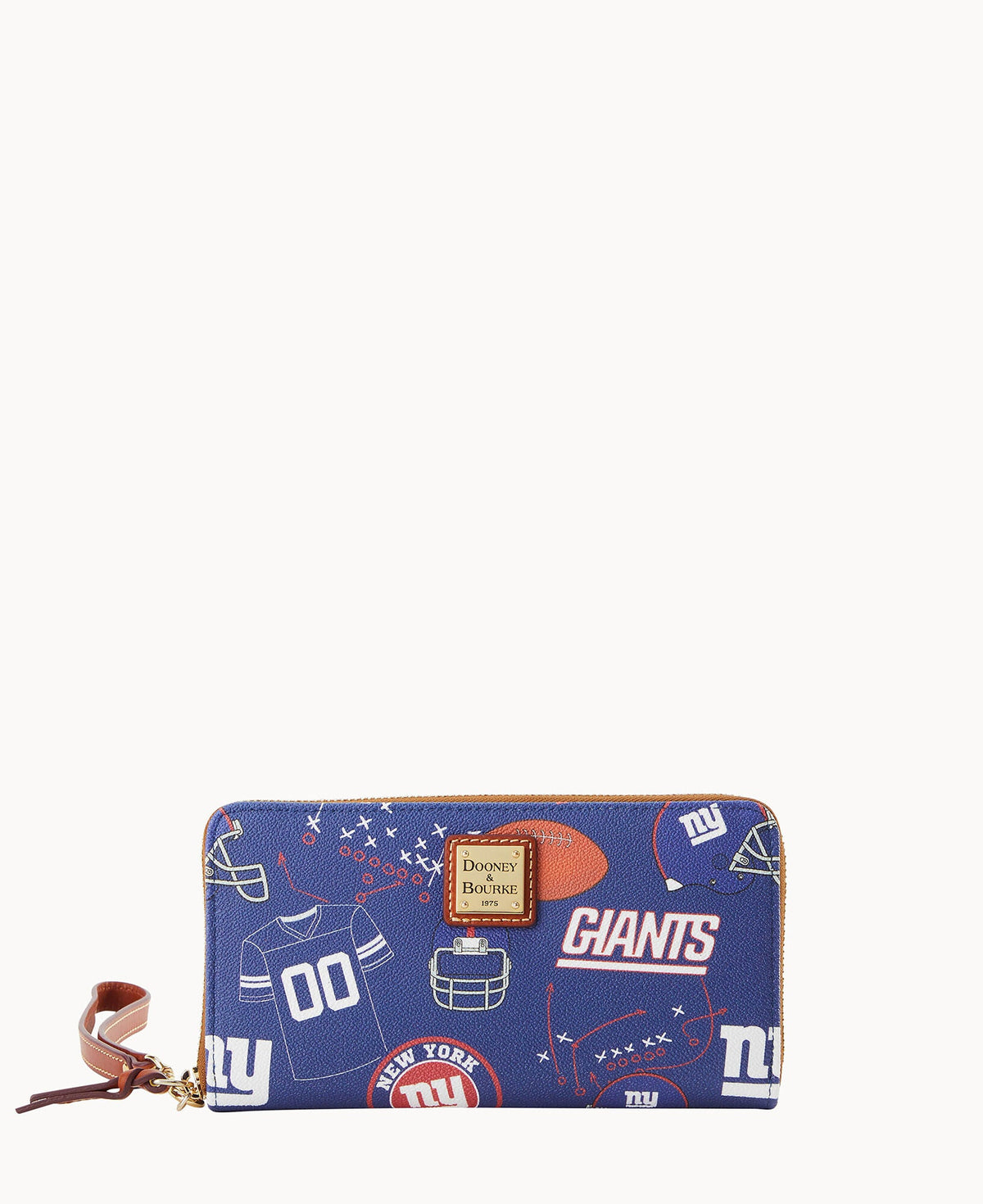 Dooney & Bourke NFL NY Giants Large Zip Around Wristlet