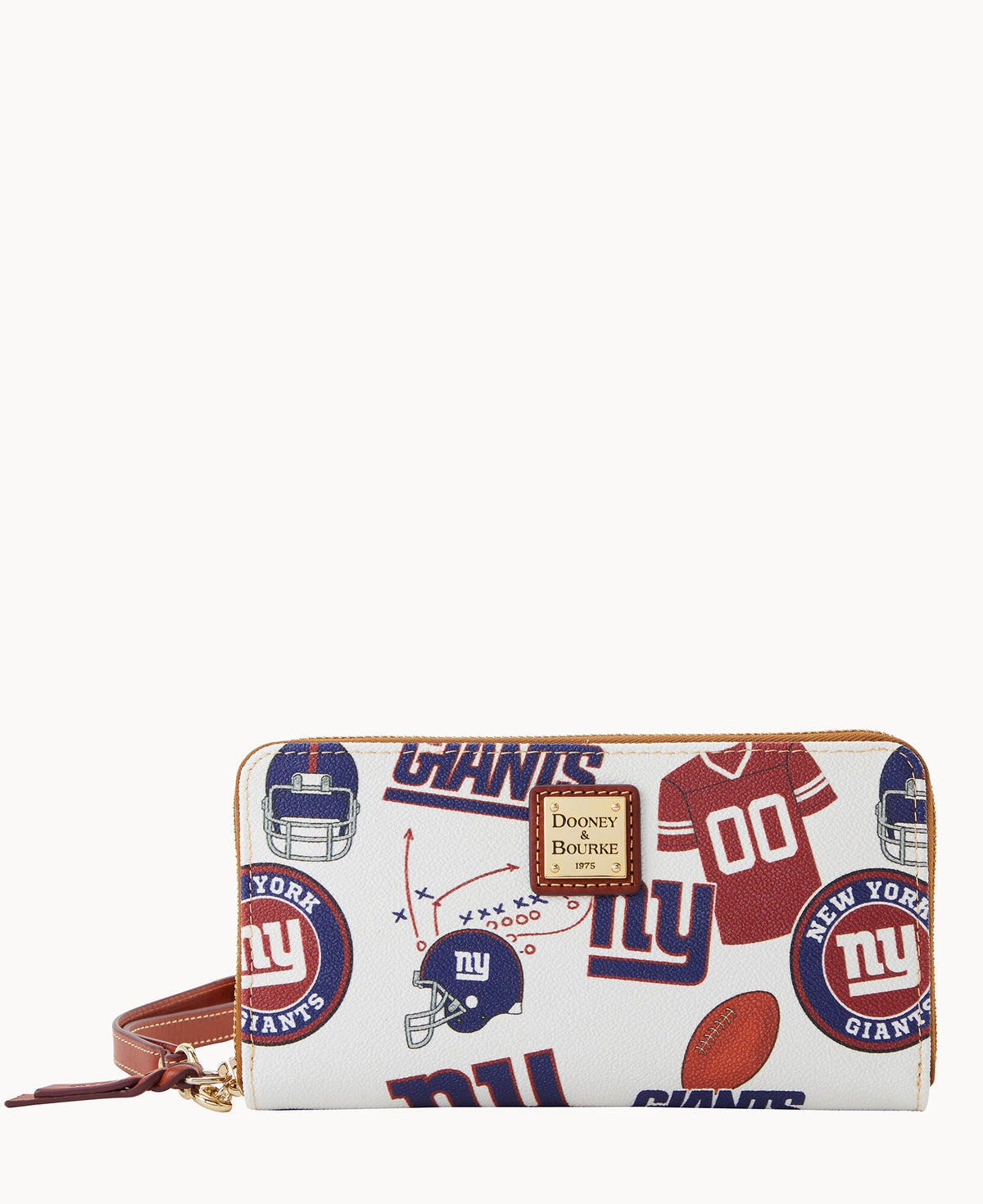 Dooney & Bourke NFL NY Giants Large Zip Around Wristlet