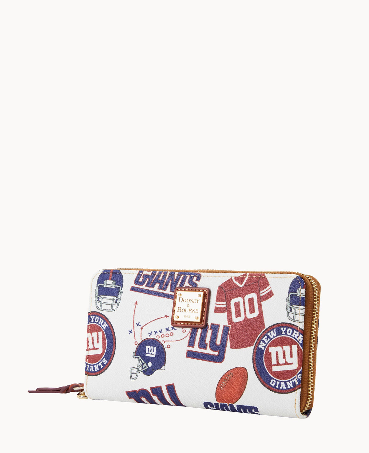Dooney & Bourke NFL NY Giants Large Zip Around Wristlet