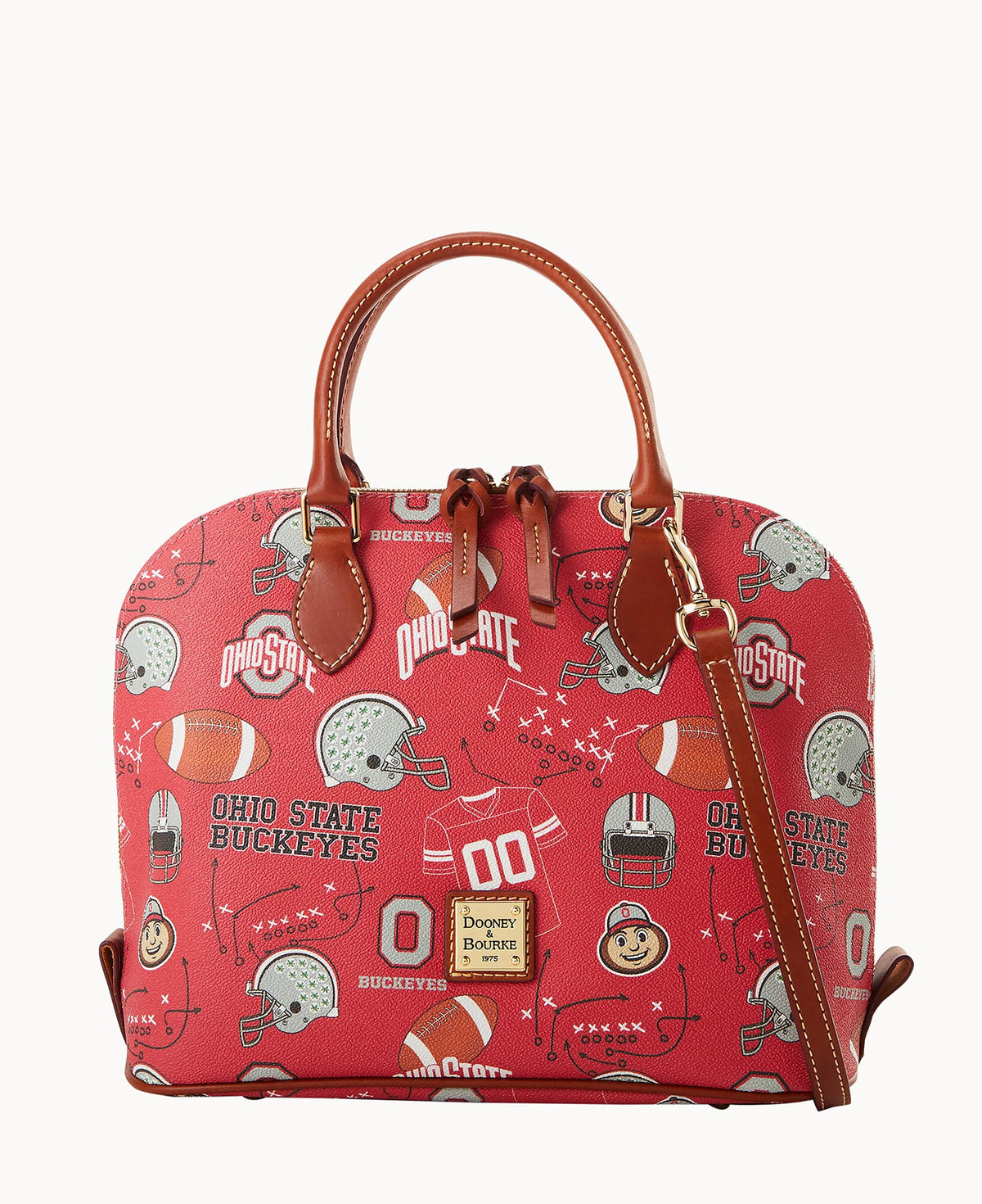 Dooney & Bourke Collegiate Ohio State University Zip Zip Satchel