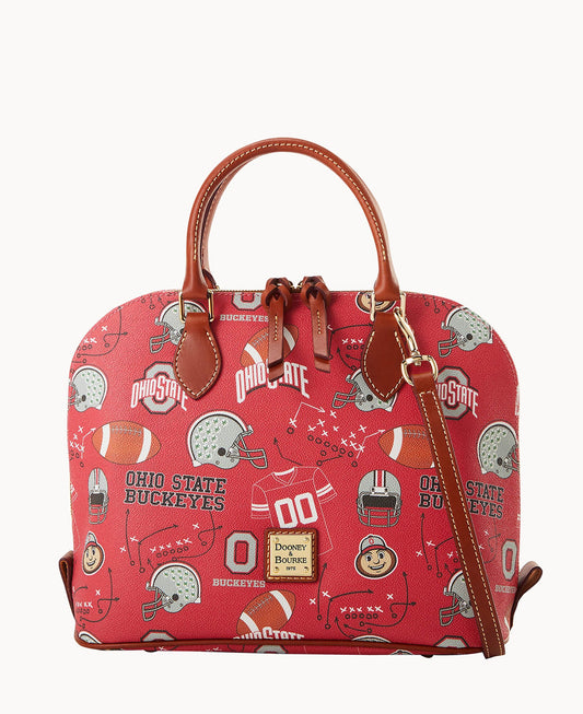 Dooney & Bourke Collegiate Ohio State University Zip Zip Satchel